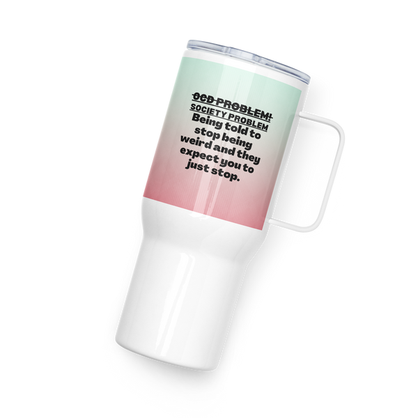 OCD Travel mug with a handle