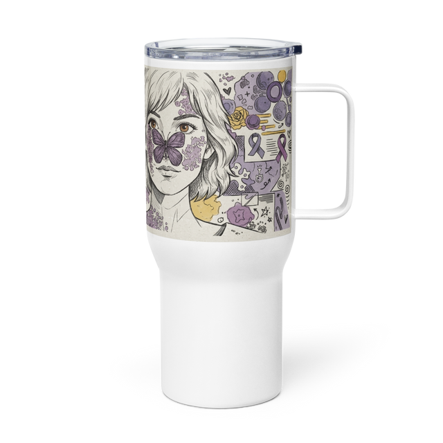 Fuel Your Fight Lupus Travel Mug – ILLTOCHILL Energy