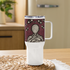 Anxiety Awareness Travel Mug With Handle Mental Health Coffee Anxiety Commute Style by ILLTOCHILL