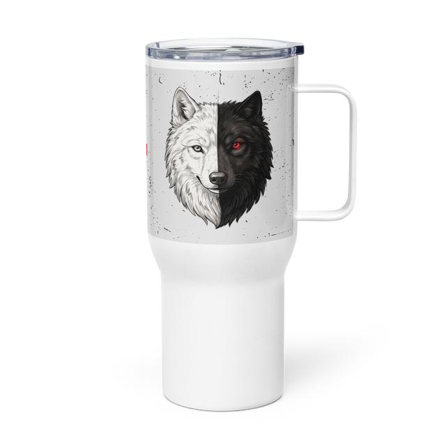Bipolar Travel Mug With Handle – Awareness Coffee Companion for Daily Resilience by ILLTOCHILL