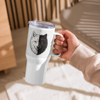 Bipolar Travel Mug With Handle – Awareness Coffee Companion for Daily Resilience by ILLTOCHILL
