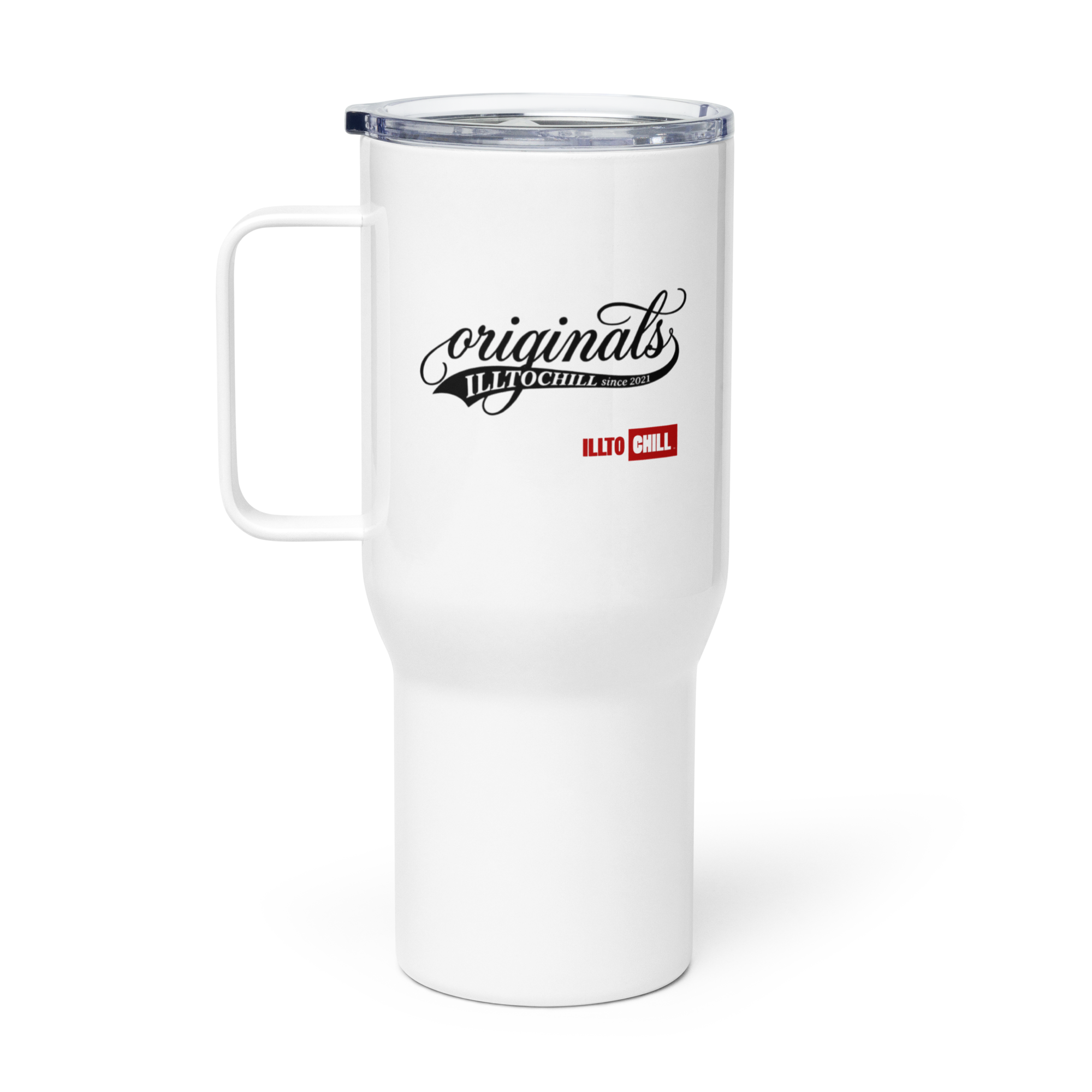 OCD Sip Loud: Travel Mug With A Handle for the OCD Community That Owns Every Morning | ILLTOCHILL