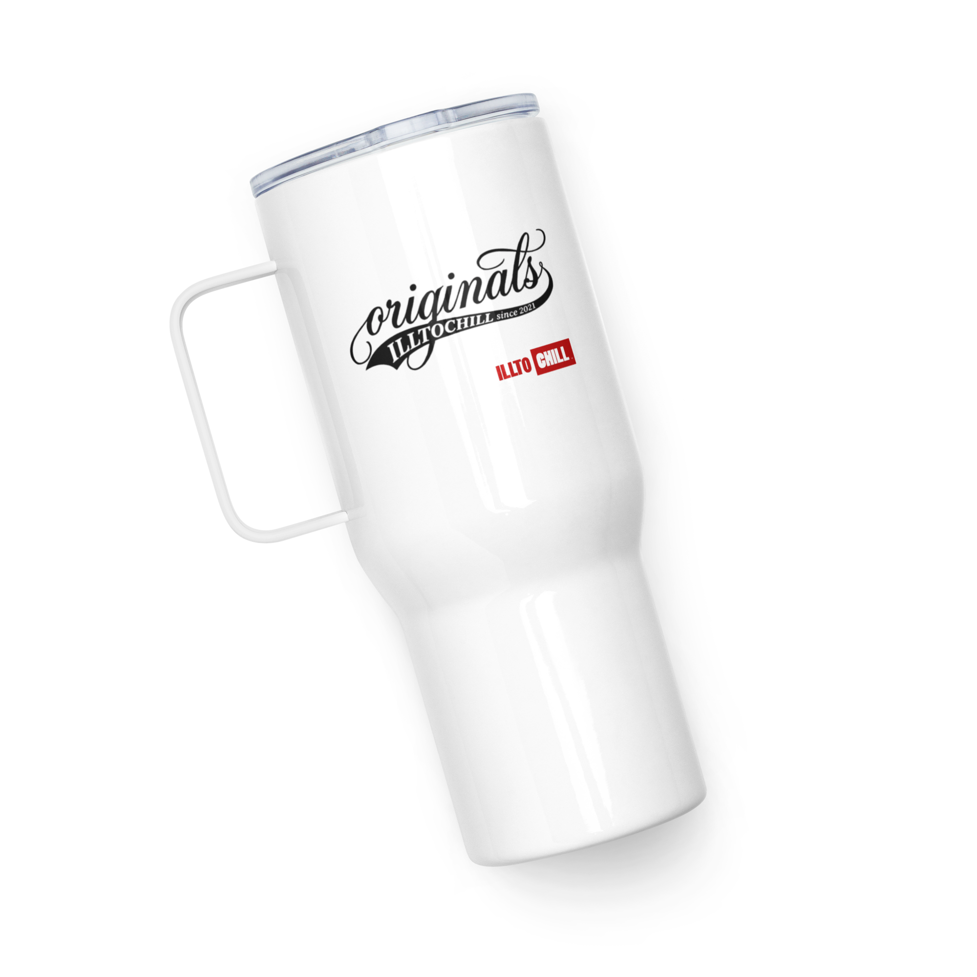 OCD Sip Loud: Travel Mug With A Handle for the OCD Community That Owns Every Morning | ILLTOCHILL