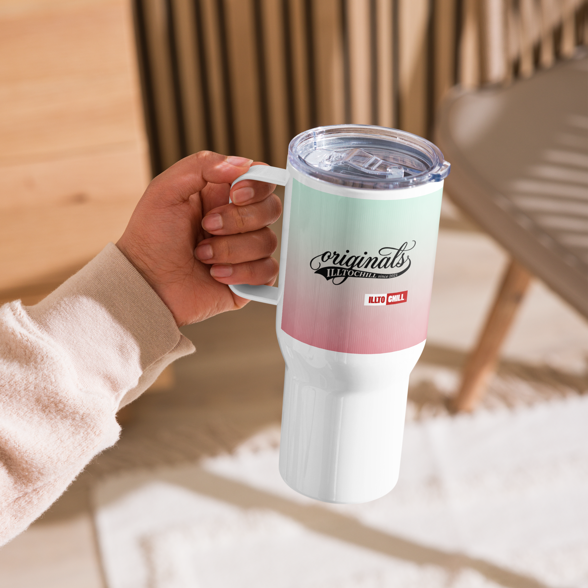 OCD Fueled and Unapologetic: Travel Mug With A Handle for the OCD Community That Keeps Going | ILLTOCHILL