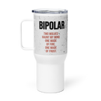 Bipolar Travel Mug With Handle – Awareness Coffee Companion for Daily Resilience by ILLTOCHILL
