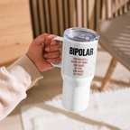Bipolar Travel Mug With Handle – Awareness Coffee Companion for Daily Resilience by ILLTOCHILL