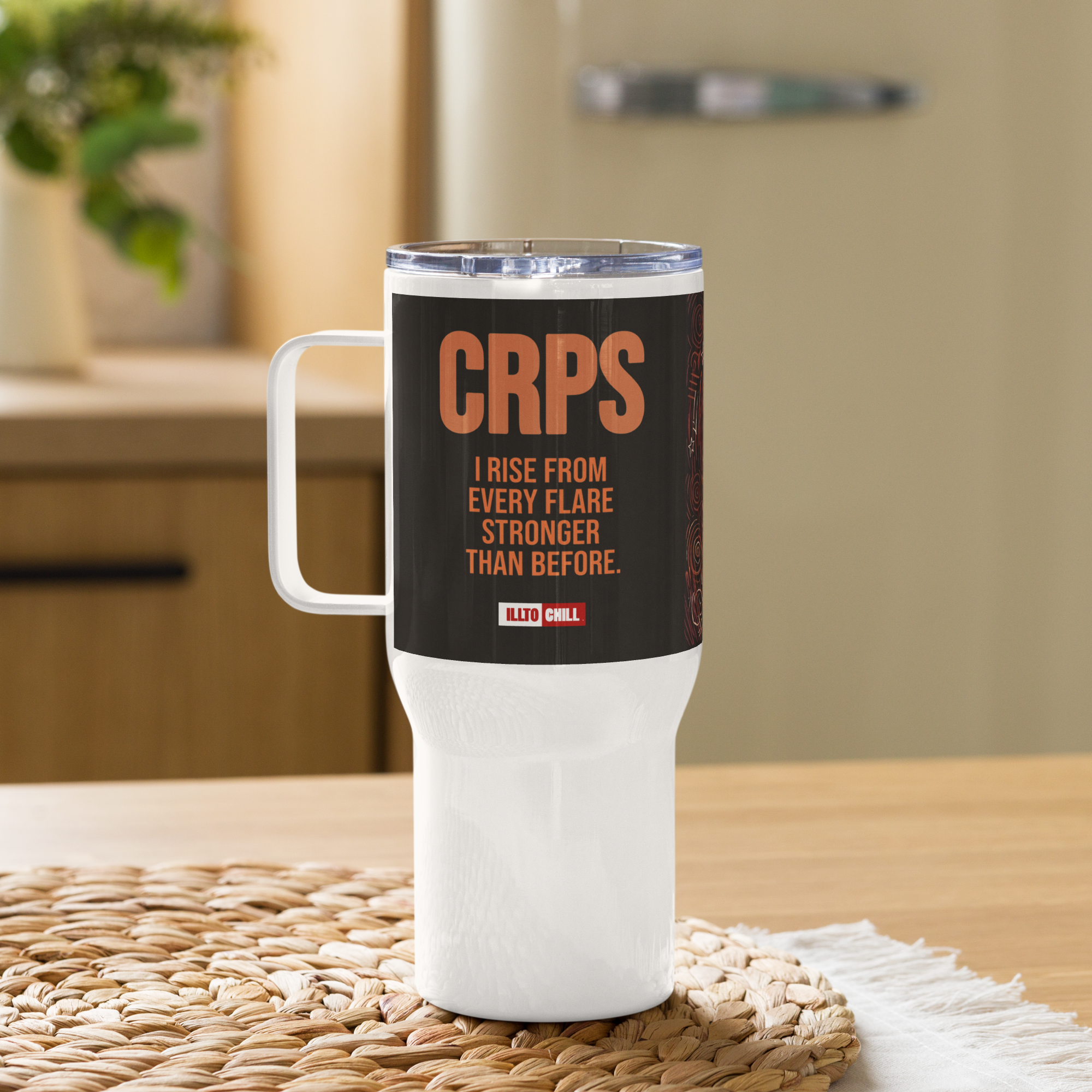 Fuel the fight CRPS everyday comfort Travel mug by ILLTOCHILL
