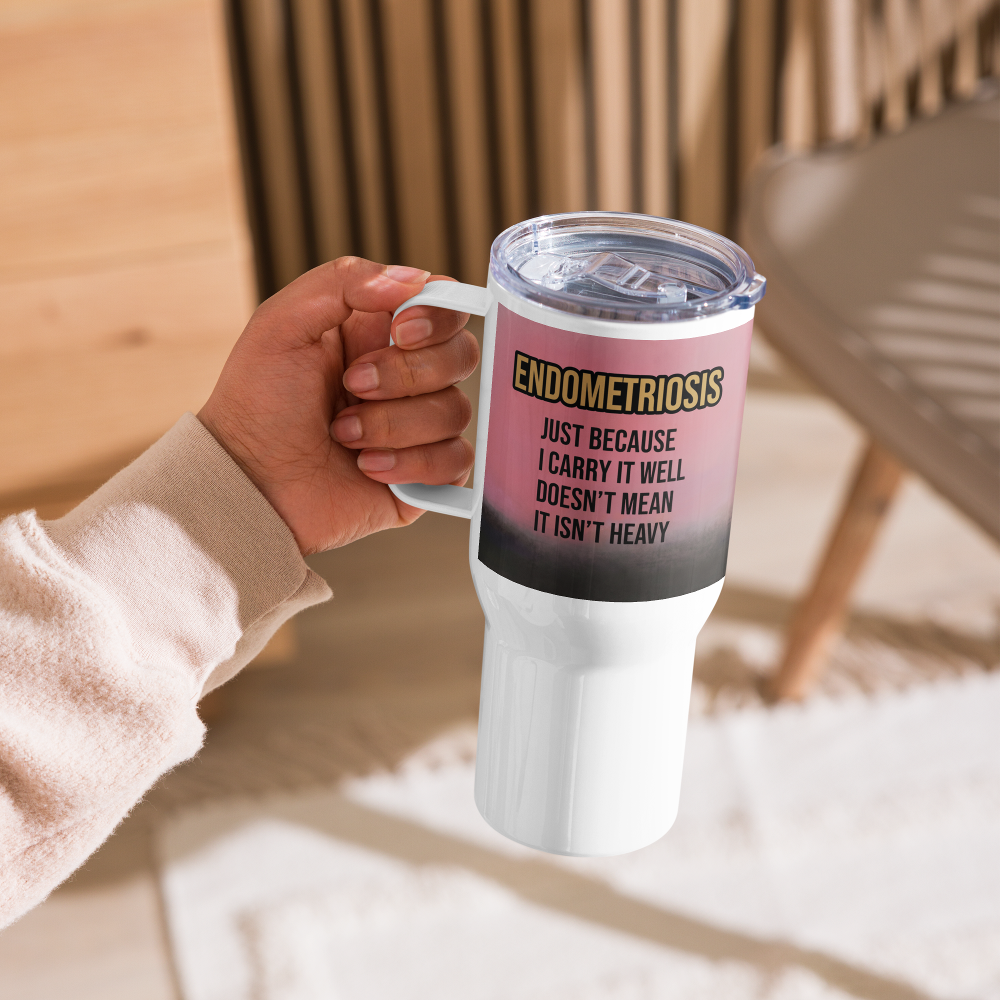 Flare Day Fuel Endometriosis comfort Travel mug by ILLTOCHILL