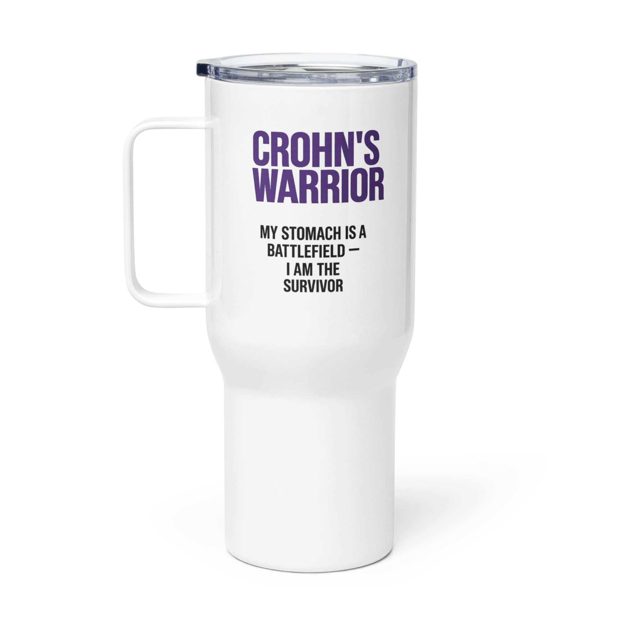 Fueled By Survival Crohn’s Travel Mug – ILLTOCHILL Daily Boost