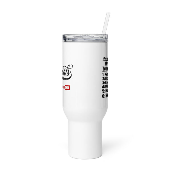 Autistic community energy captured with ILLTOCHILL mug front and center
