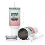 OCD Fueled and Unapologetic: Travel Mug With A Handle for the OCD Community That Keeps Going | ILLTOCHILL