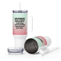 OCD Fueled and Unapologetic: Travel Mug With A Handle for the OCD Community That Keeps Going | ILLTOCHILL