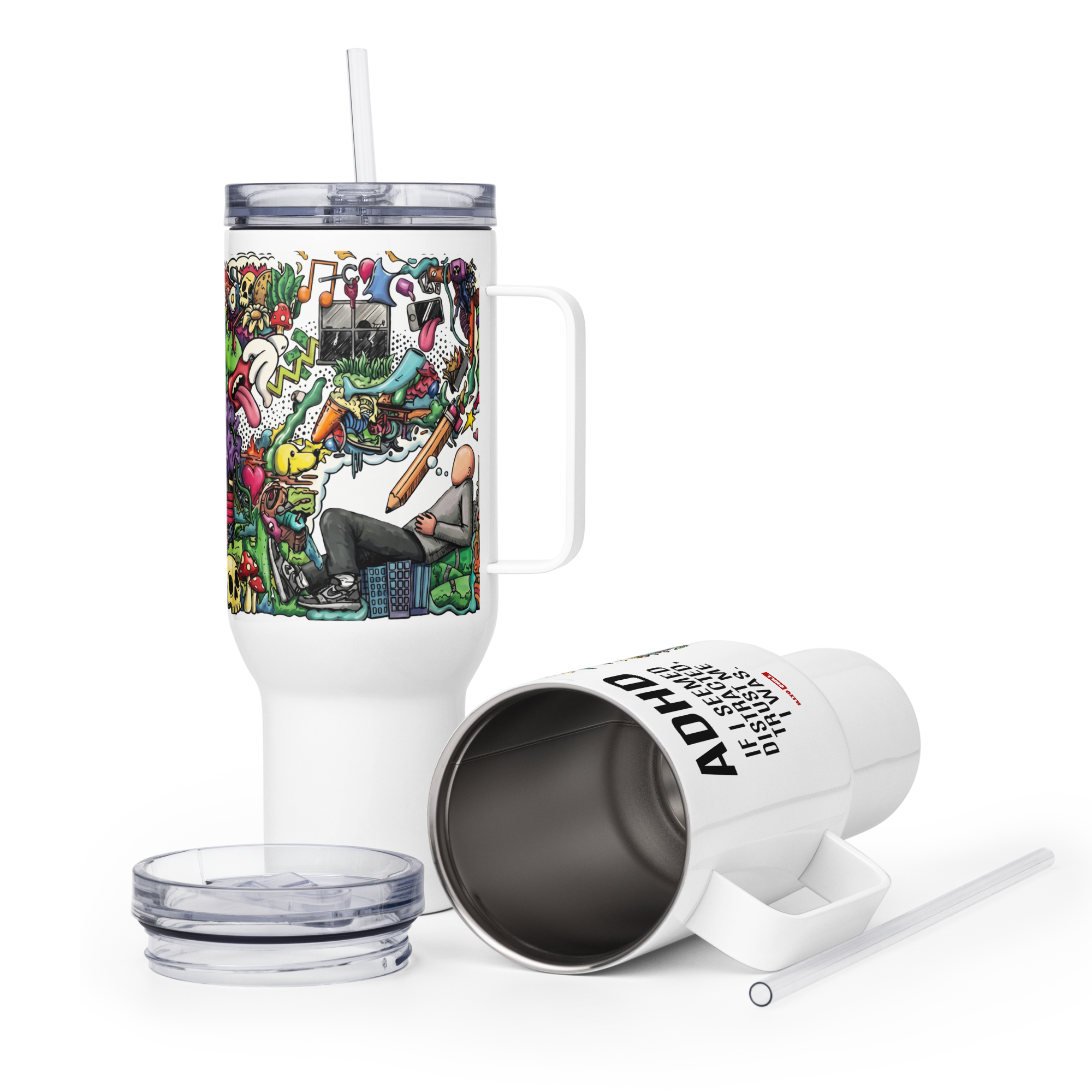 Own The Chaos ADHD Travel Mug – Identity Gift | ILLTOCHILL