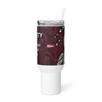 Anxiety Awareness Travel Mug With Handle Mental Health Coffee Anxiety Commute Style by ILLTOCHILL
