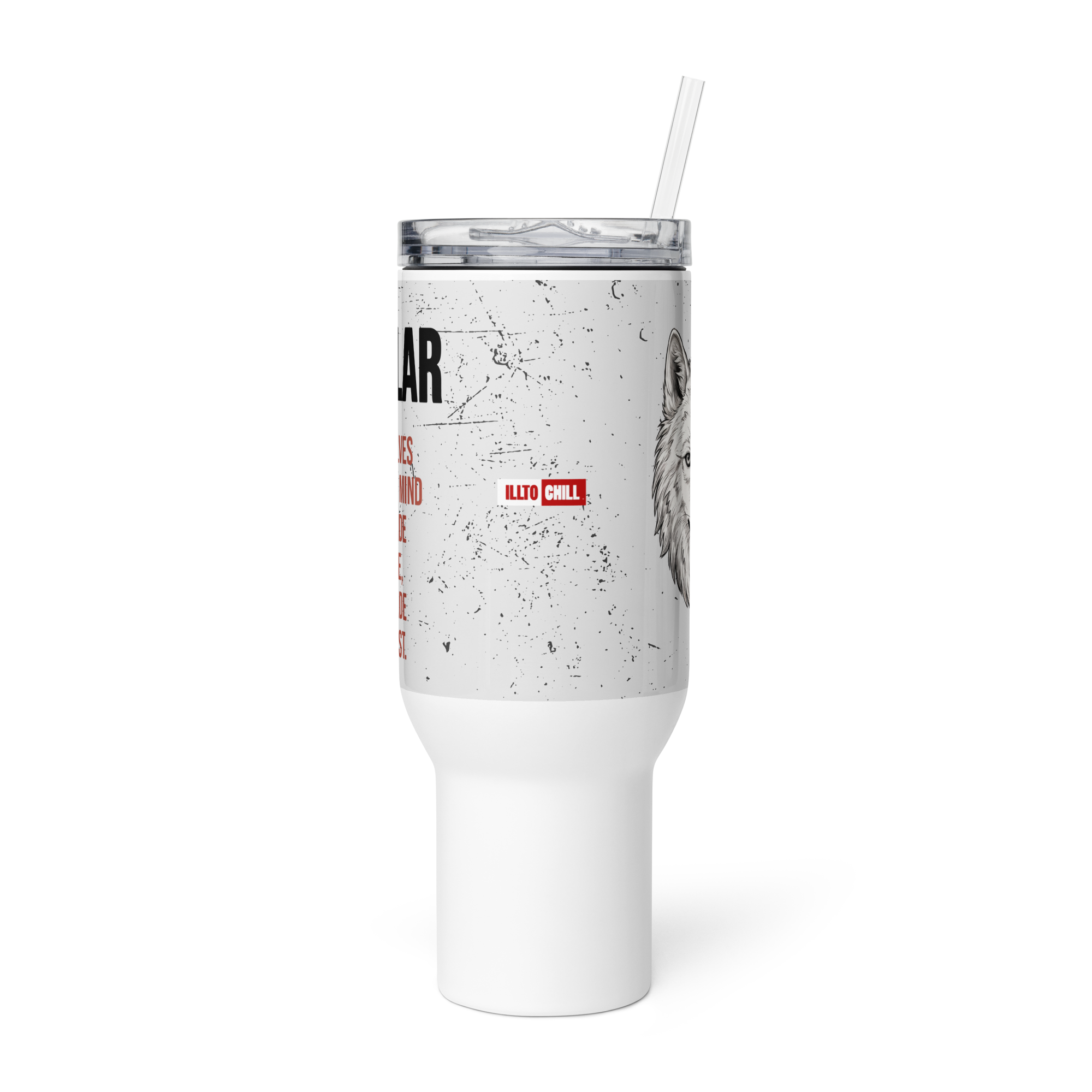 Bipolar Travel Mug With Handle – Awareness Coffee Companion for Daily Resilience by ILLTOCHILL