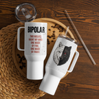 Bipolar Travel Mug With Handle – Awareness Coffee Companion for Daily Resilience by ILLTOCHILL