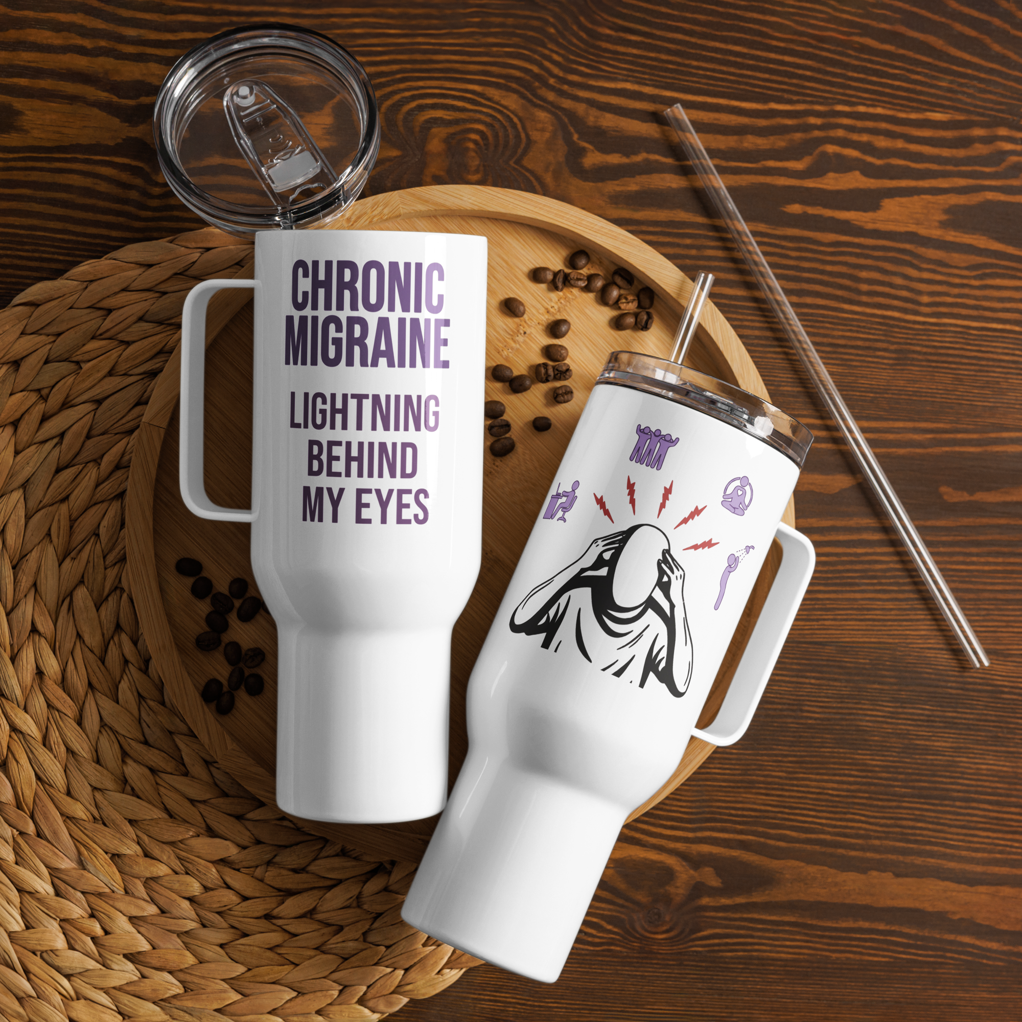 Foggy Brain Mornings Chronic Migraine Mug – ILLTOCHILL