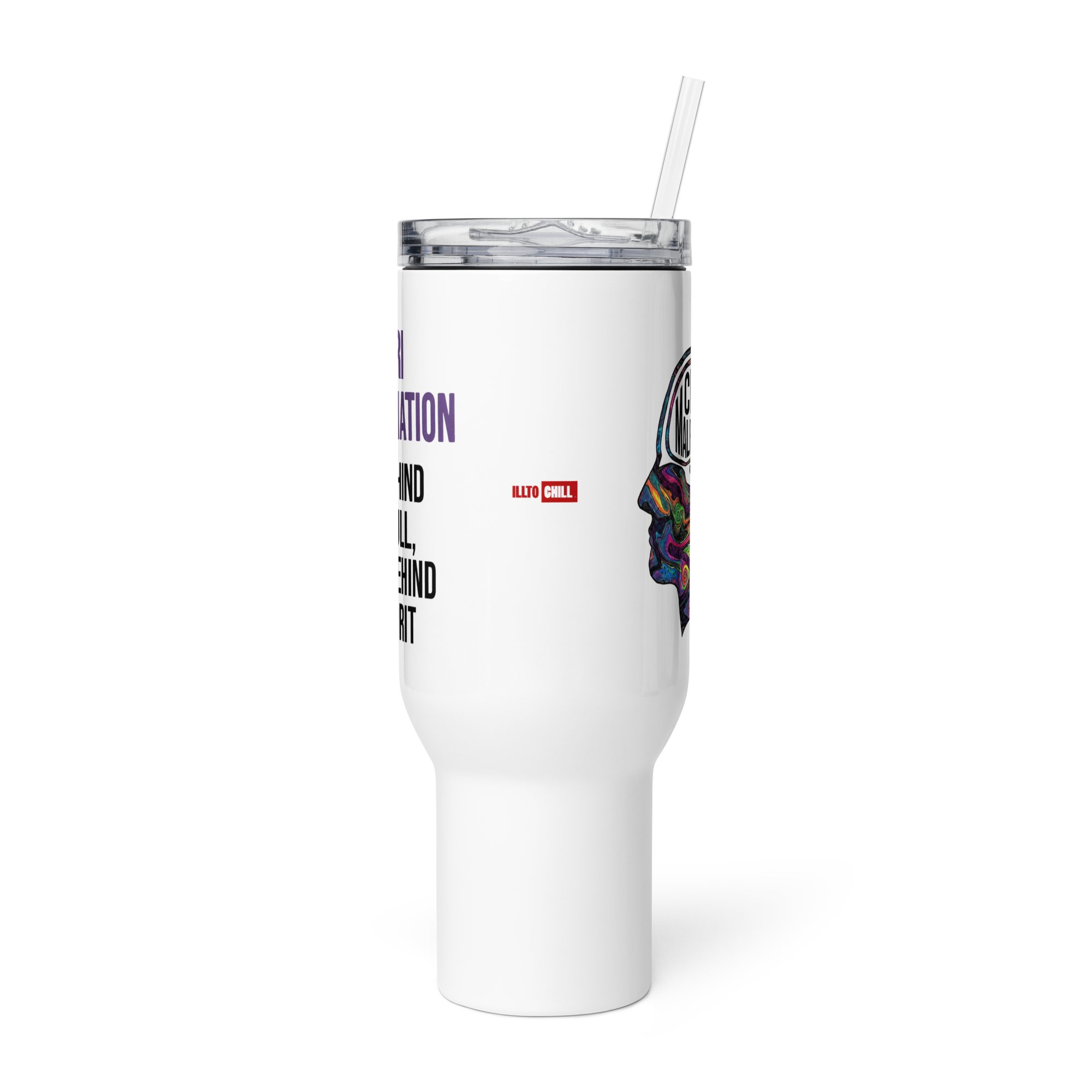 Flare day fuel Chiari travel mug – ILLTOCHILL comfort sip