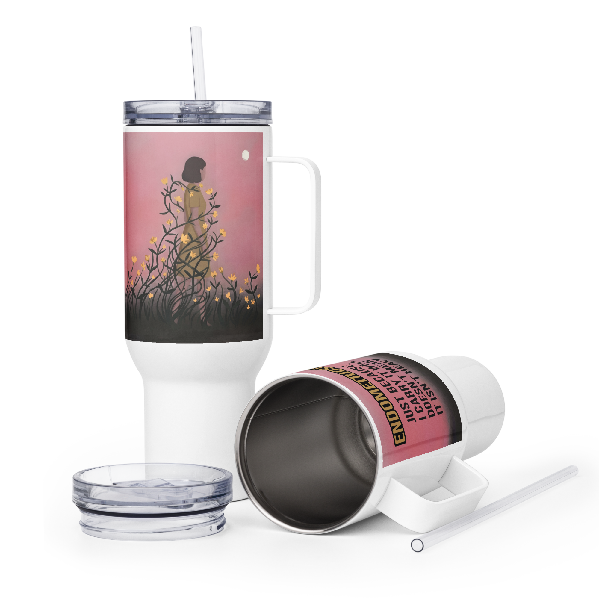 Flare Day Fuel Endometriosis comfort Travel mug by ILLTOCHILL