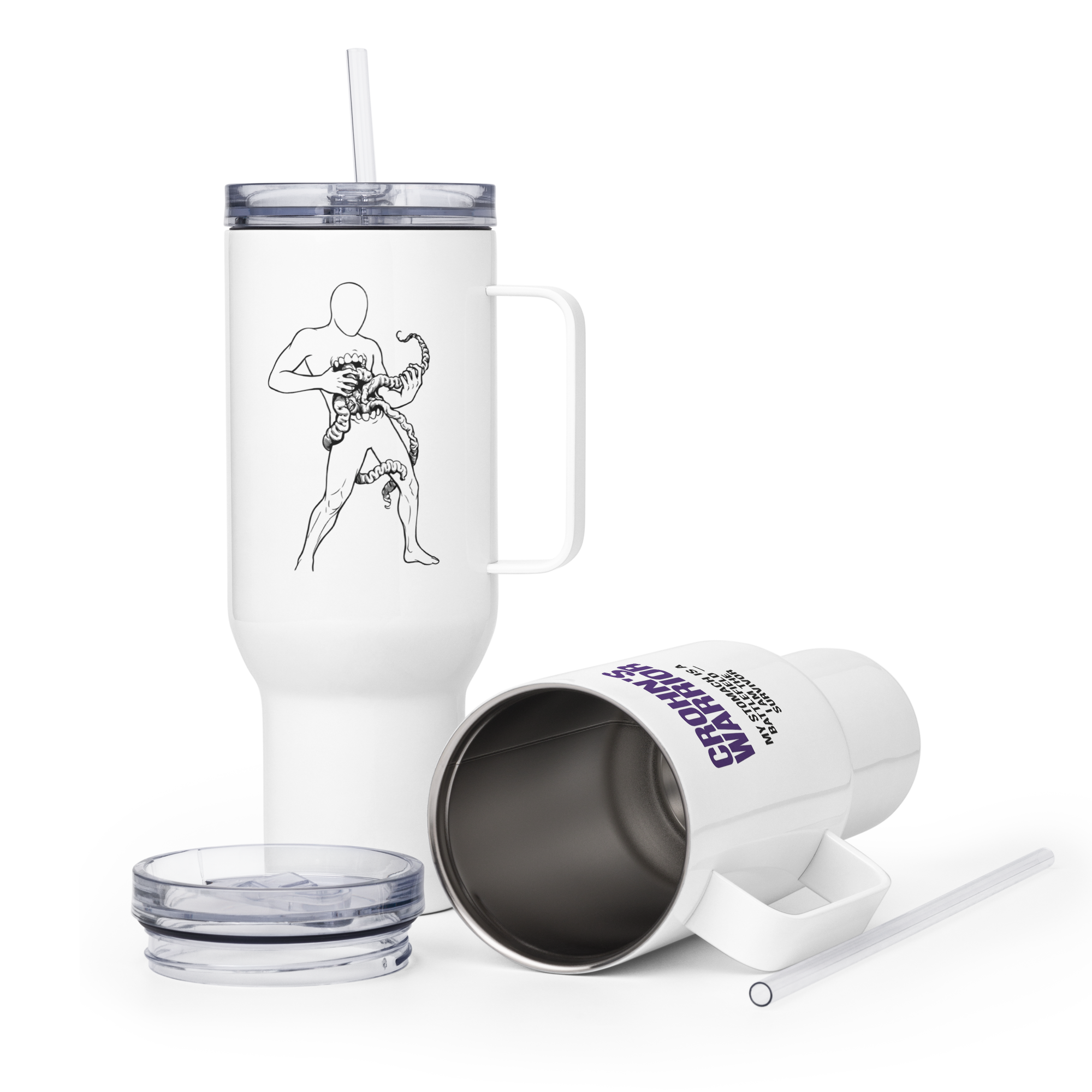 Fueled By Survival Crohn’s Travel Mug – ILLTOCHILL Daily Boost