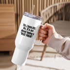 OCD Sip Loud: Travel Mug With A Handle for the OCD Community That Owns Every Morning | ILLTOCHILL
