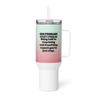 OCD Fueled and Unapologetic: Travel Mug With A Handle for the OCD Community That Keeps Going | ILLTOCHILL