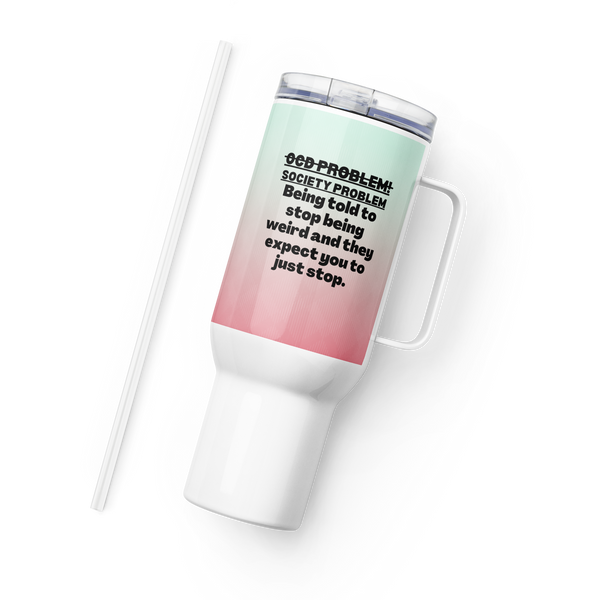 OCD Travel mug with a handle