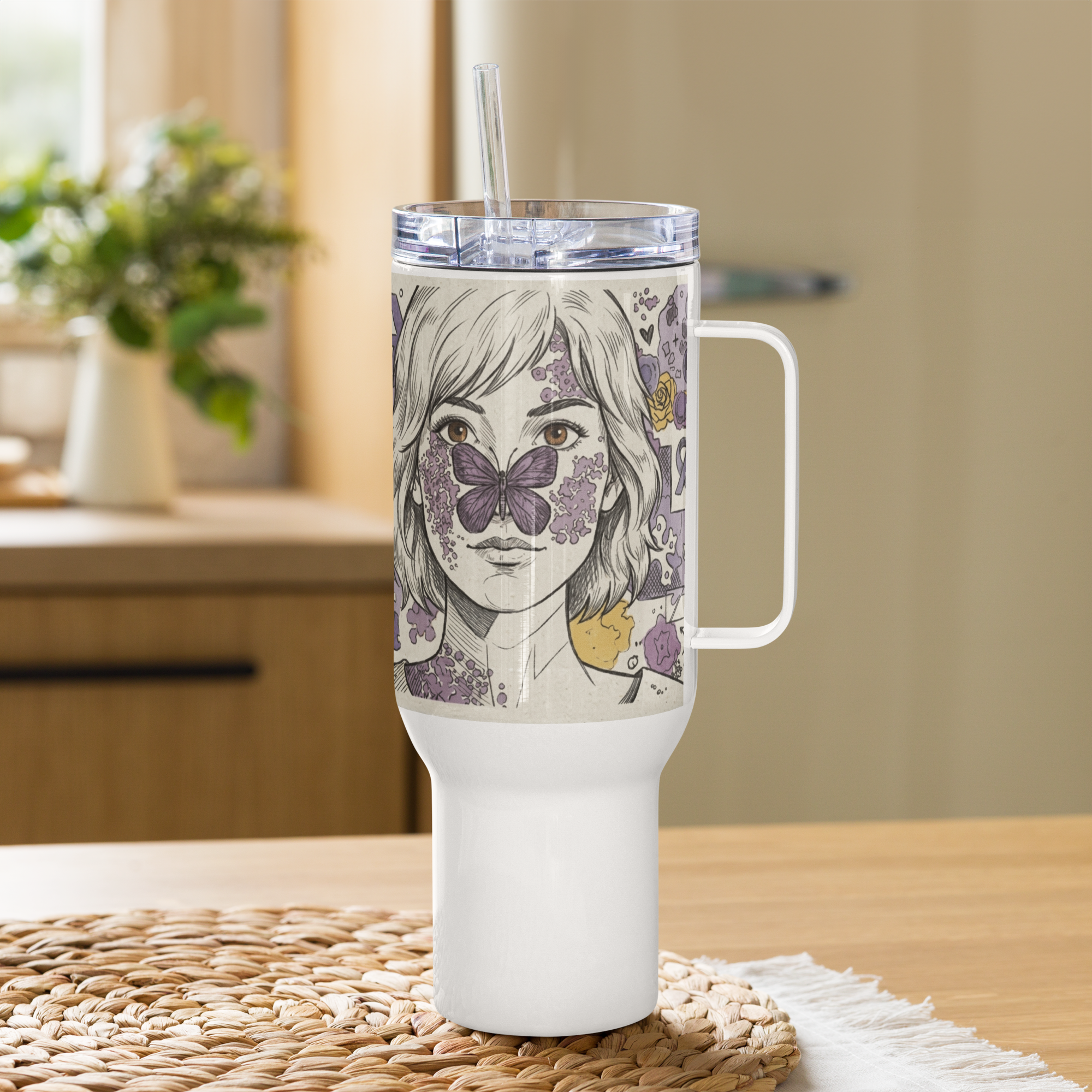 Fuel Your Fight Lupus Travel Mug – ILLTOCHILL Energy