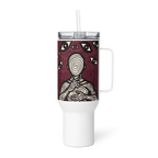 Anxiety Awareness Travel Mug With Handle Mental Health Coffee Anxiety Commute Style by ILLTOCHILL
