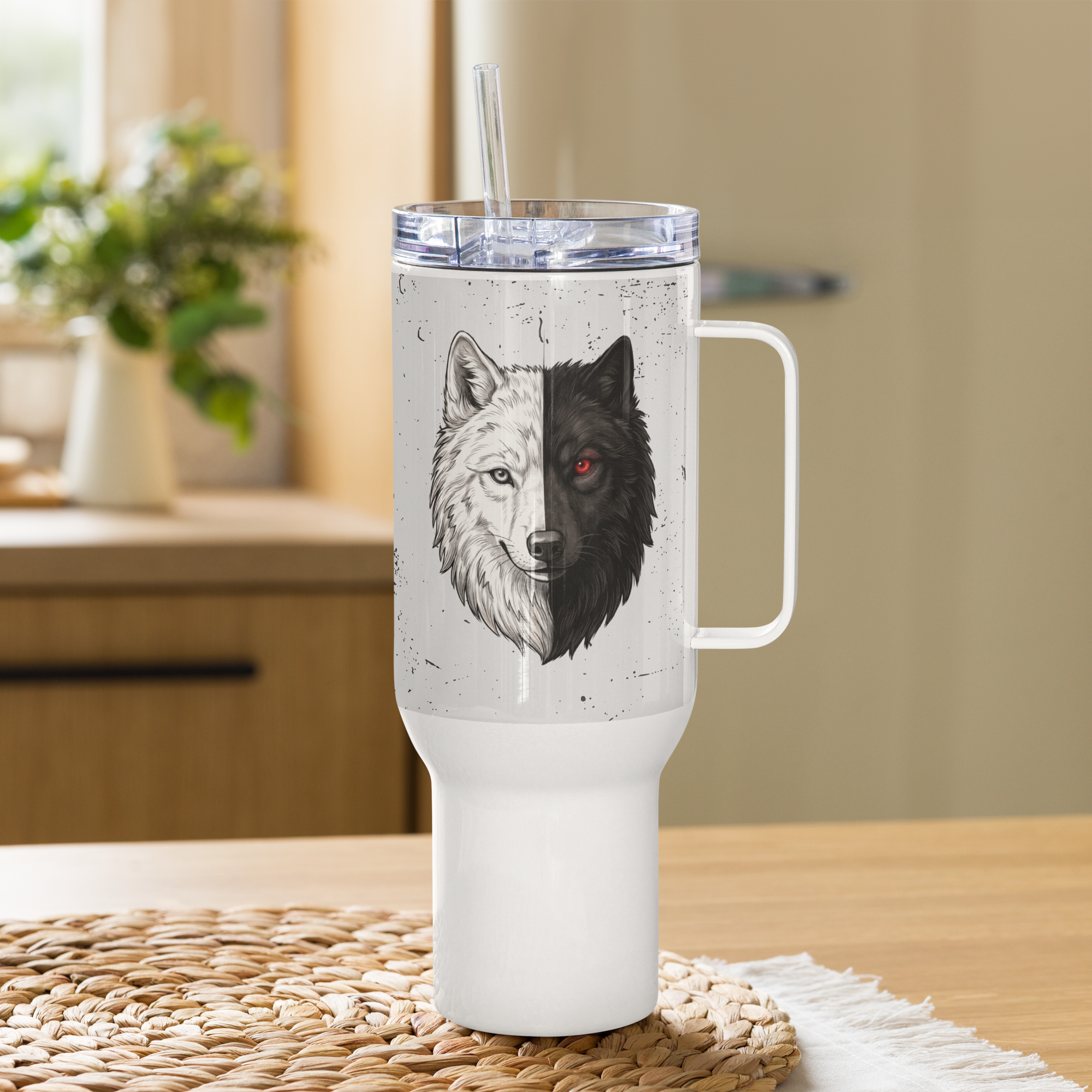 Bipolar Travel Mug With Handle – Awareness Coffee Companion for Daily Resilience by ILLTOCHILL