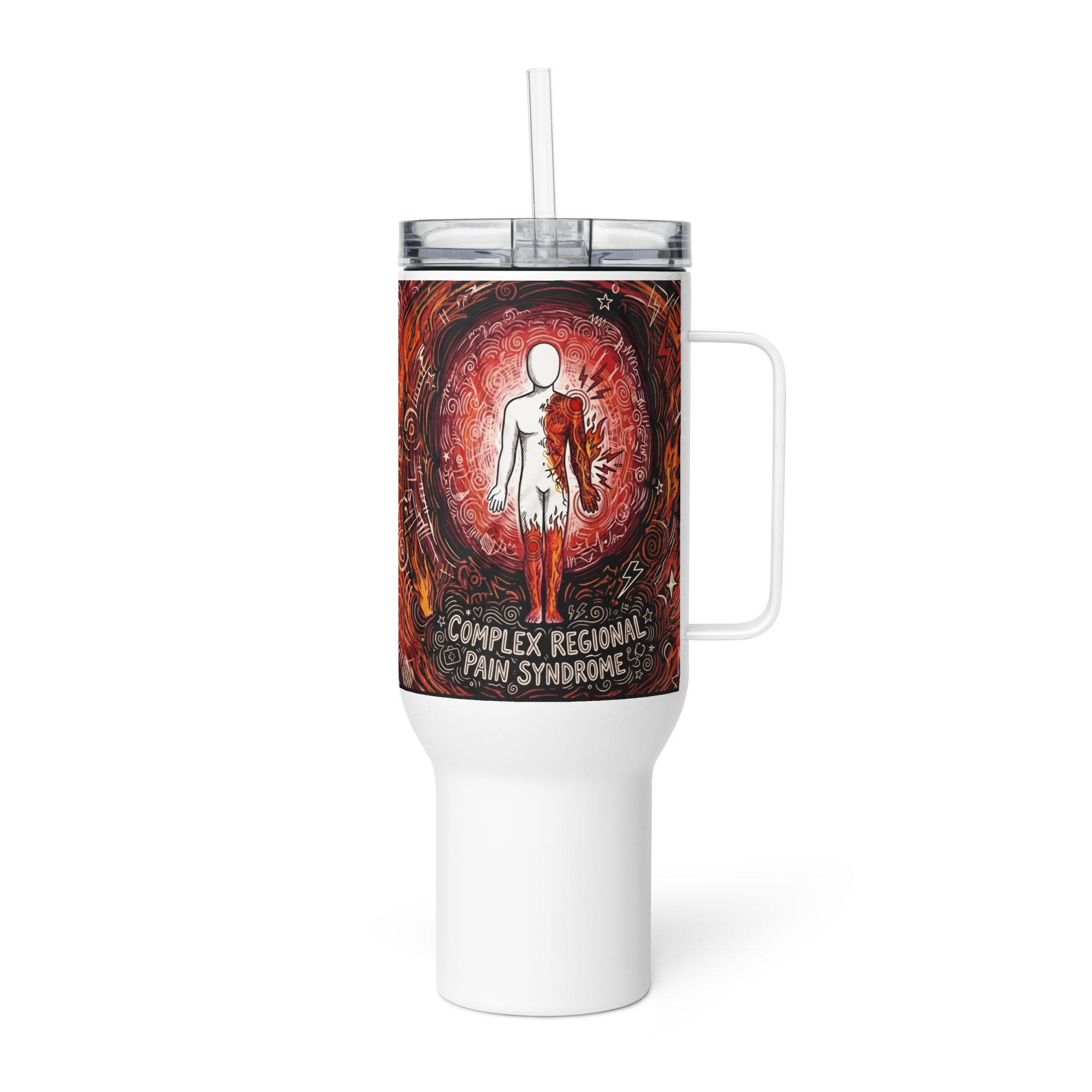 Fuel the fight CRPS everyday comfort Travel mug by ILLTOCHILL