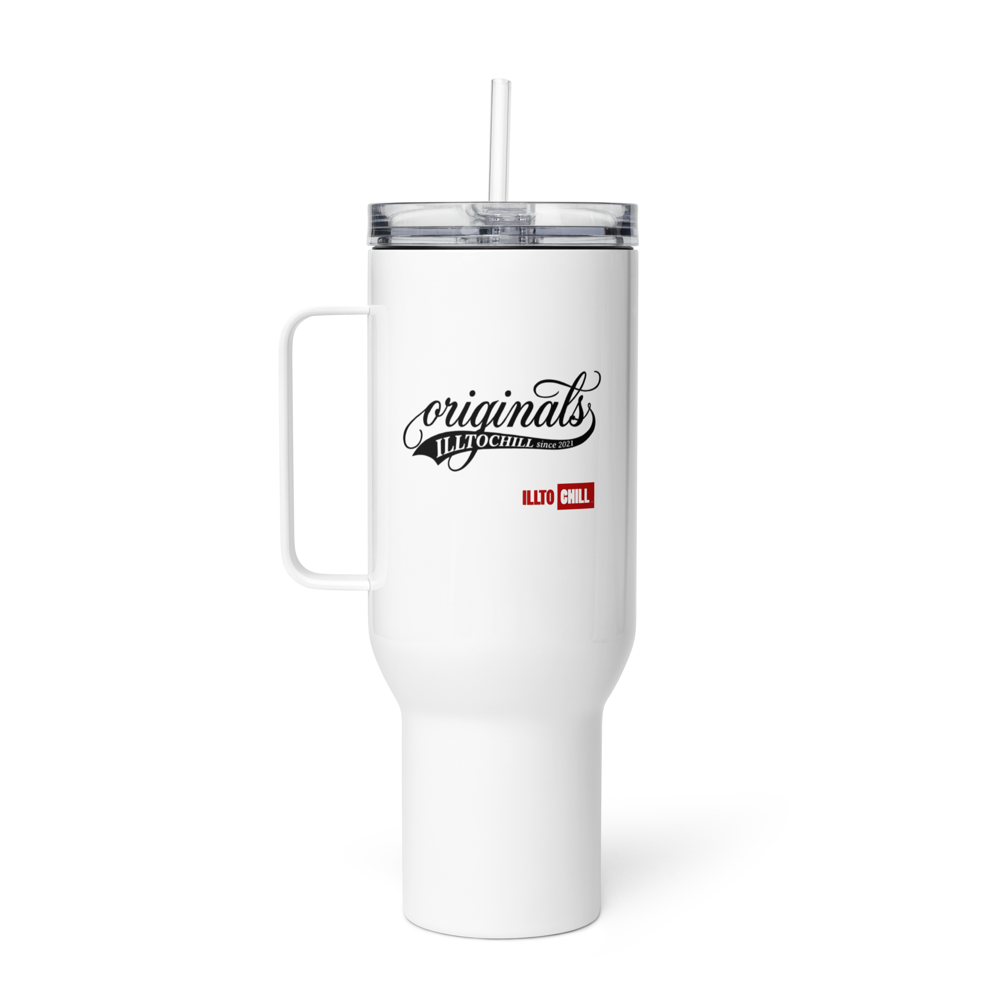 OCD Sip Loud: Travel Mug With A Handle for the OCD Community That Owns Every Morning | ILLTOCHILL
