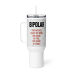 Bipolar Travel Mug With Handle – Awareness Coffee Companion for Daily Resilience by ILLTOCHILL