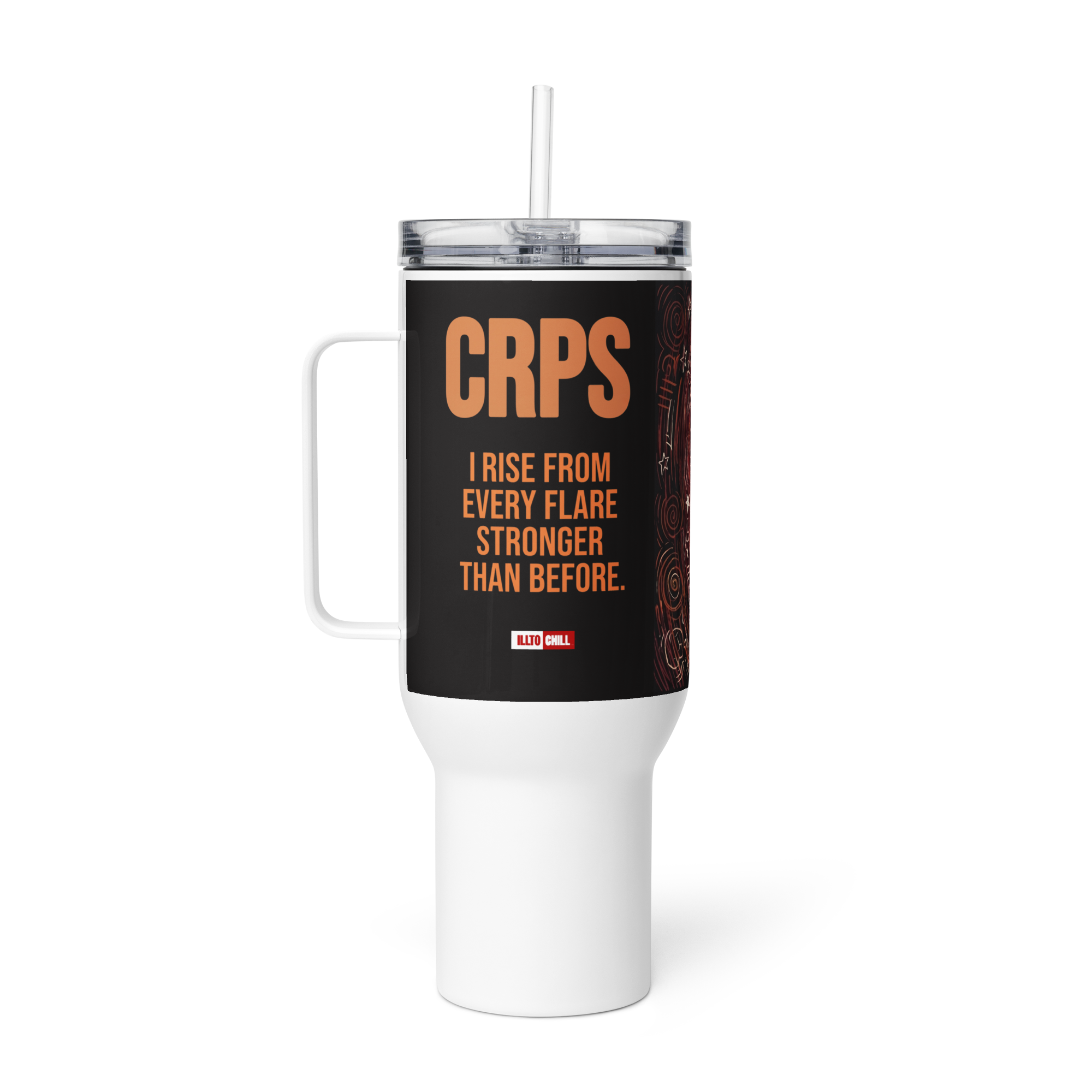 Fuel the fight CRPS everyday comfort Travel mug by ILLTOCHILL