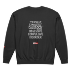 OCD Not Broken: Unisex Garment Dyed Fleece Crewneck Sweatshirt for Every Intrusive Thinker | ILLTOCHILL