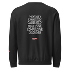 OCD Not Broken: Unisex Garment Dyed Fleece Crewneck Sweatshirt for Every Intrusive Thinker | ILLTOCHILL