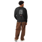 OCD Not Broken: Unisex Garment Dyed Fleece Crewneck Sweatshirt for Every Intrusive Thinker | ILLTOCHILL