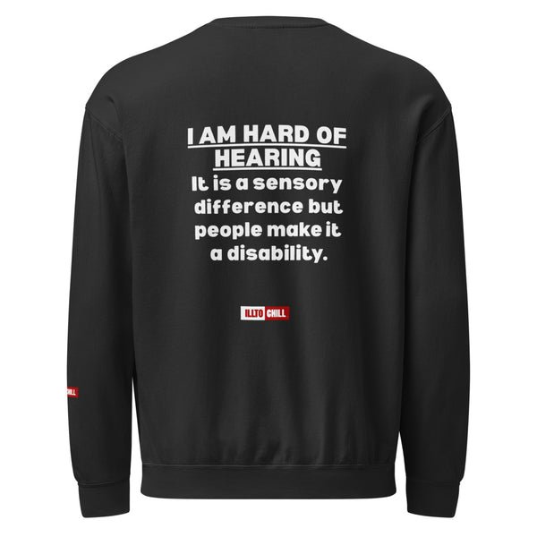 hard-of-hearing-support-unisex-garment-dyed-fleece-crewneck-sweatshirt