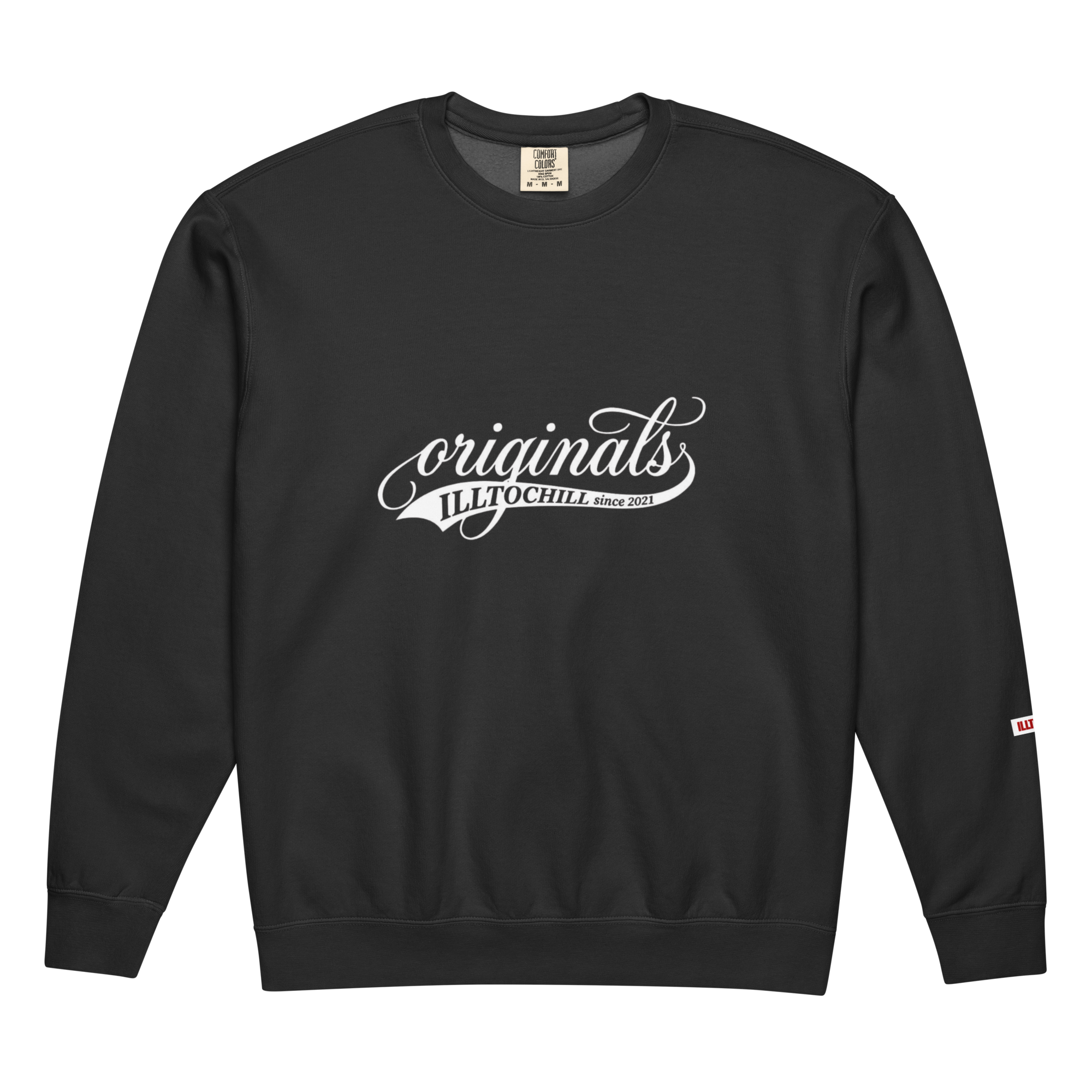 OCD Not Broken: Unisex Garment Dyed Fleece Crewneck Sweatshirt for Every Intrusive Thinker | ILLTOCHILL