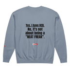 OCD Layered and Unashamed: Unisex Garment Dyed Fleece Crewneck Sweatshirt for the OCD Community | ILLTOCHILL