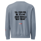 OCD Layered and Unashamed: Unisex Garment Dyed Fleece Crewneck Sweatshirt for the OCD Community | ILLTOCHILL