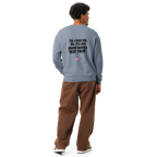 OCD Layered and Unashamed: Unisex Garment Dyed Fleece Crewneck Sweatshirt for the OCD Community | ILLTOCHILL