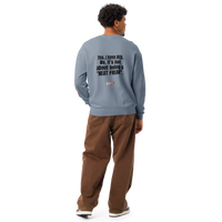 OCD Layered and Unashamed: Unisex Garment Dyed Fleece Crewneck Sweatshirt for the OCD Community | ILLTOCHILL