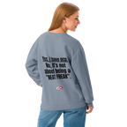 OCD Layered and Unashamed: Unisex Garment Dyed Fleece Crewneck Sweatshirt for the OCD Community | ILLTOCHILL