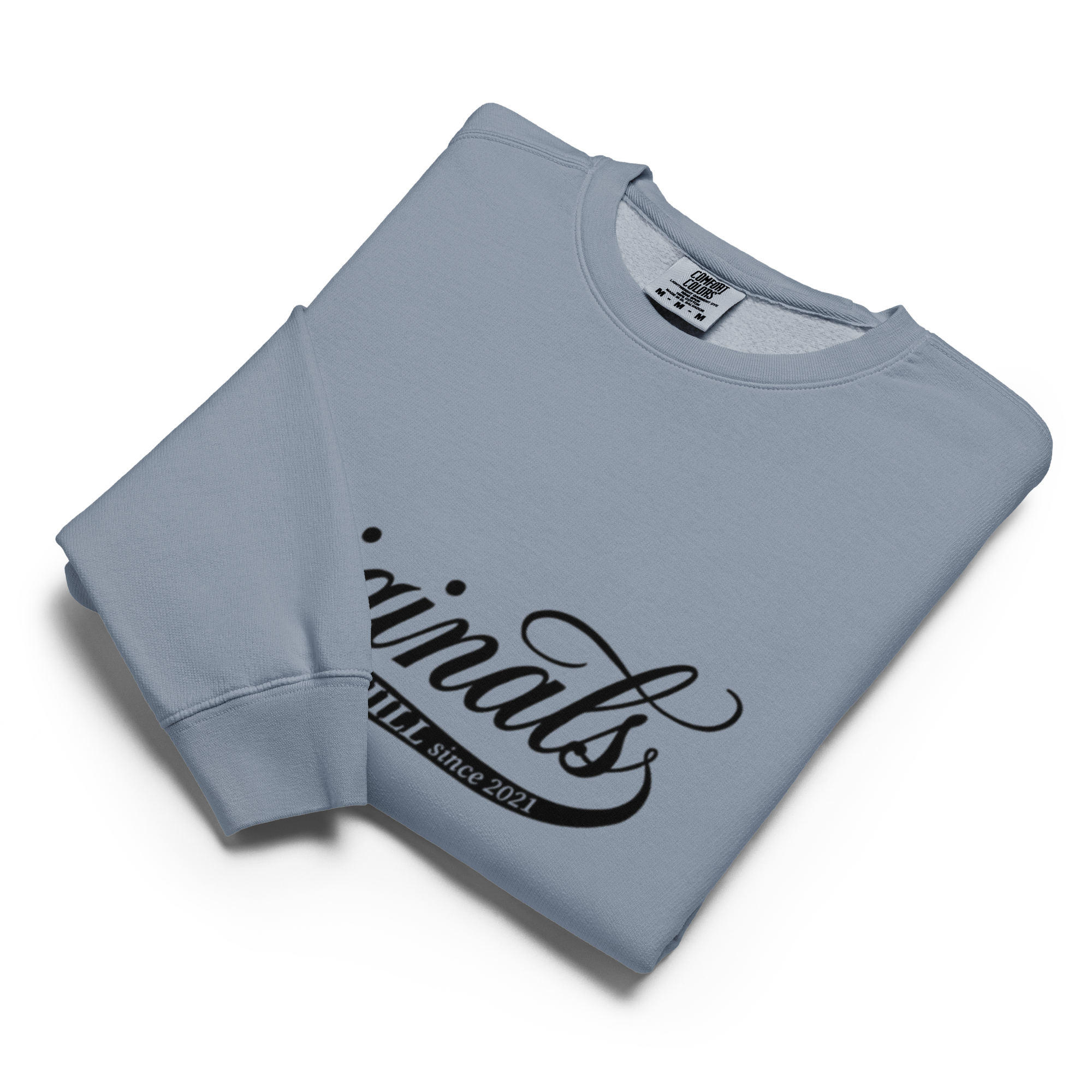 OCD Layered and Unashamed: Unisex Garment Dyed Fleece Crewneck Sweatshirt for the OCD Community | ILLTOCHILL