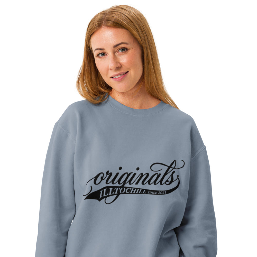 anxiety-unisex-garment-dyed-fleece-crewneck-sweatshirt