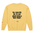 OCD Layered and Unashamed: Unisex Garment Dyed Fleece Crewneck Sweatshirt for the OCD Community | ILLTOCHILL