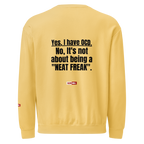 OCD Layered and Unashamed: Unisex Garment Dyed Fleece Crewneck Sweatshirt for the OCD Community | ILLTOCHILL