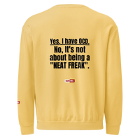 OCD Layered and Unashamed: Unisex Garment Dyed Fleece Crewneck Sweatshirt for the OCD Community | ILLTOCHILL