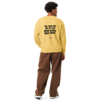 OCD Layered and Unashamed: Unisex Garment Dyed Fleece Crewneck Sweatshirt for the OCD Community | ILLTOCHILL